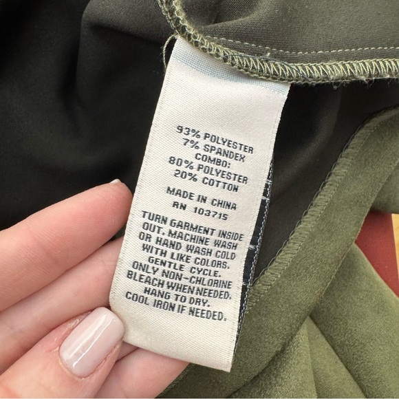 Nanette Lepore Sage Green Blazer with Zipper Pockets - Picture 5 of 5